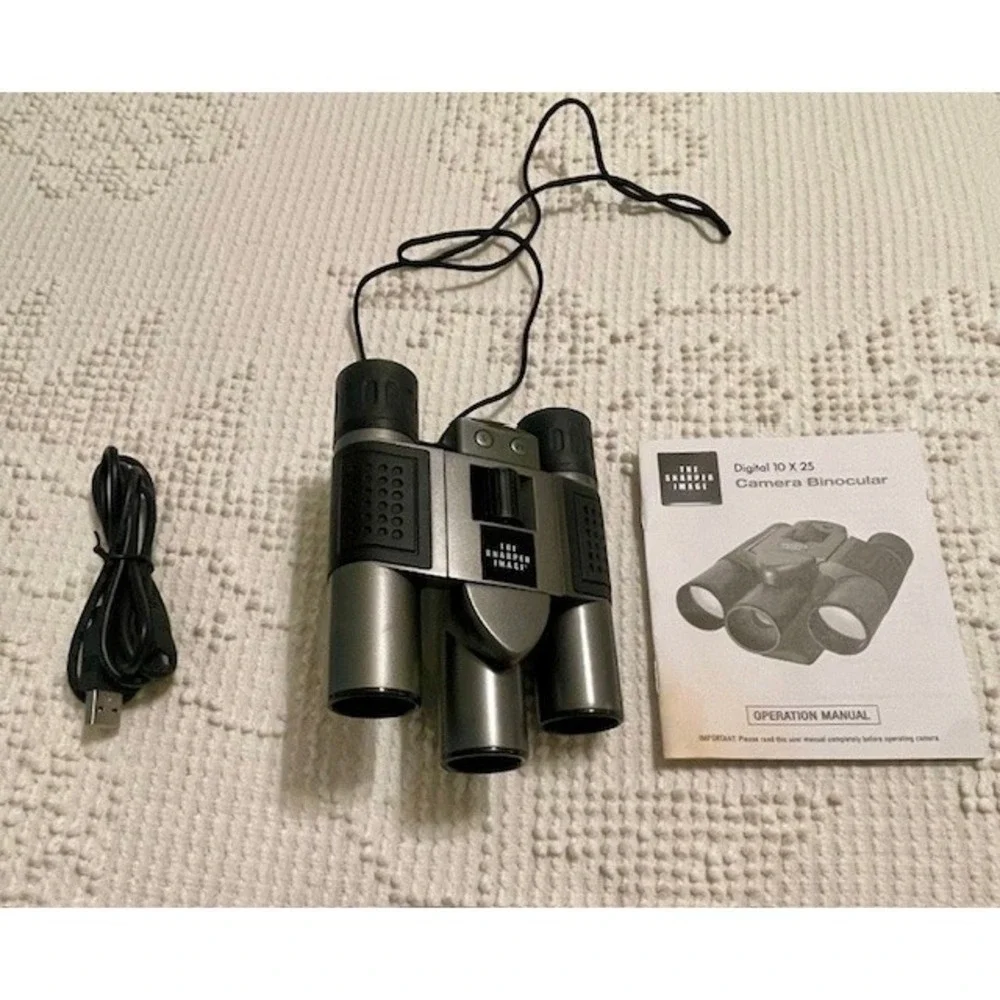 The Sharper Image 10X25 Digital Camera Binoculars
